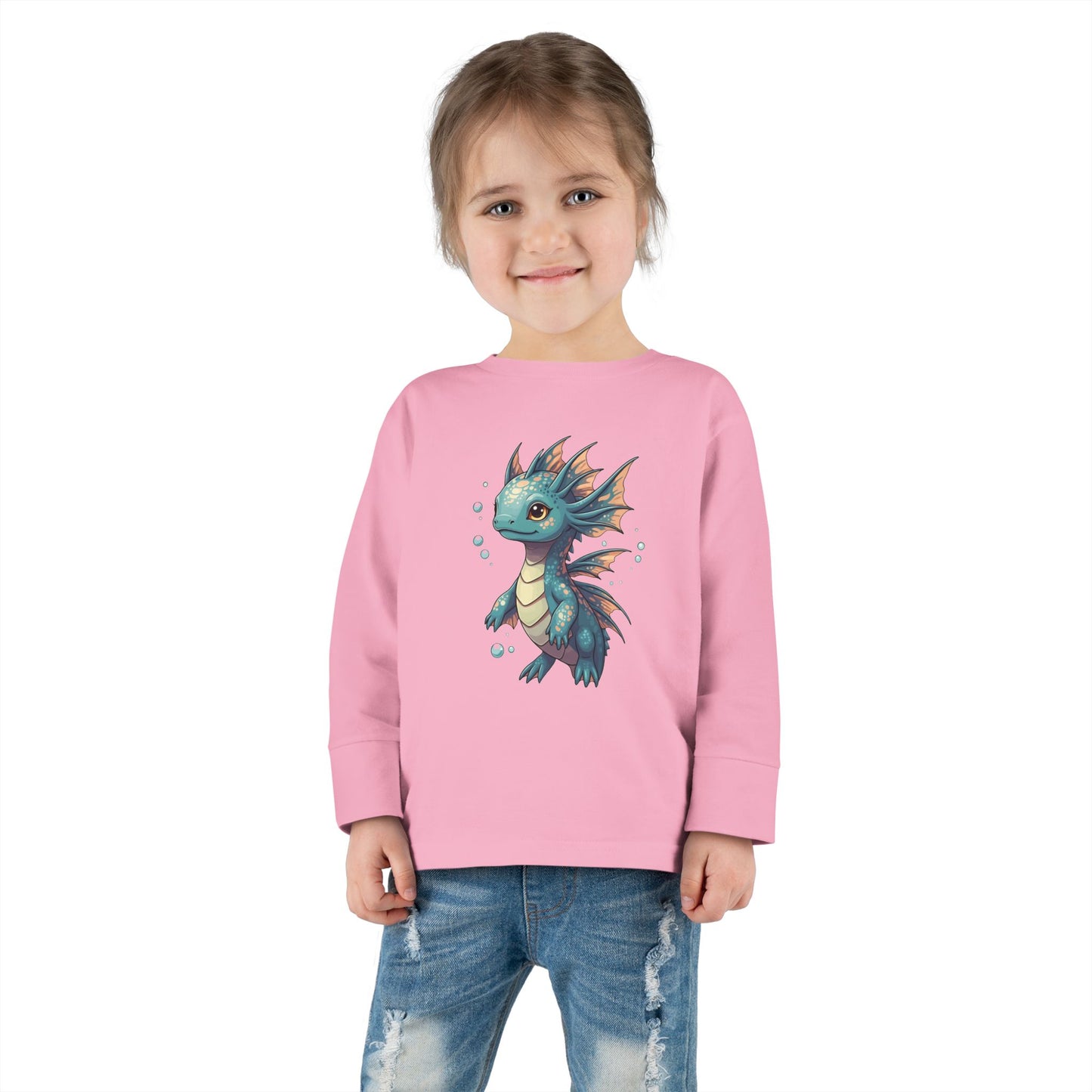 Magical sea creature with fins and wings