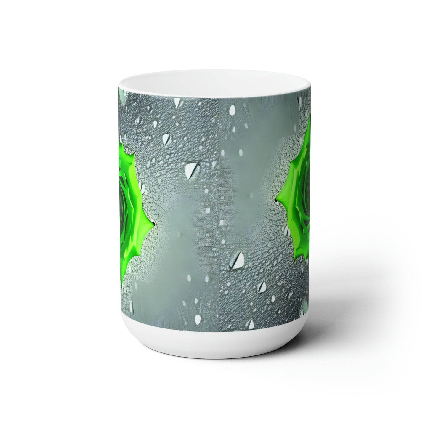 Two Green Roses Upside Down