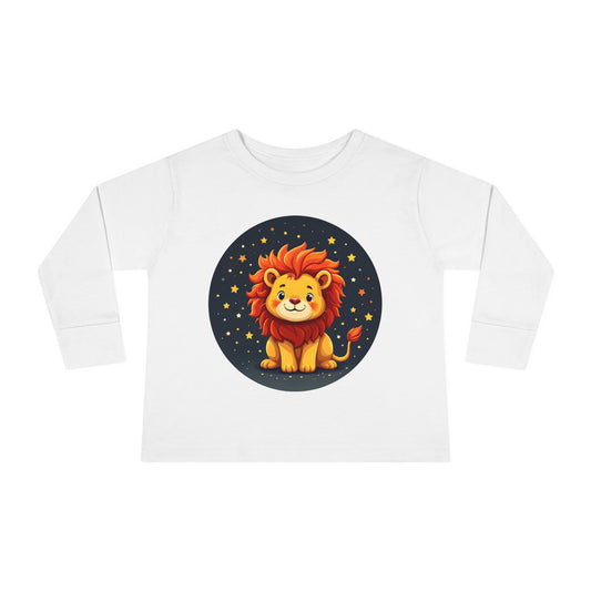 Adorable Lion Toddler Long Sleeve Tee