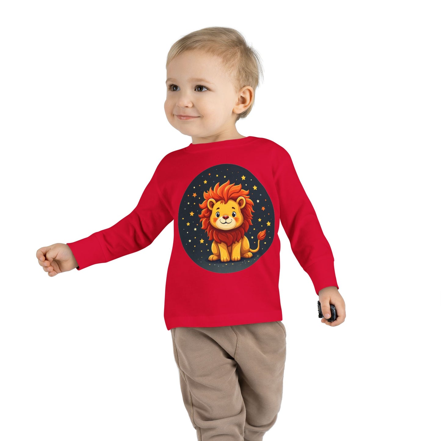 Adorable Lion Toddler Long Sleeve Tee