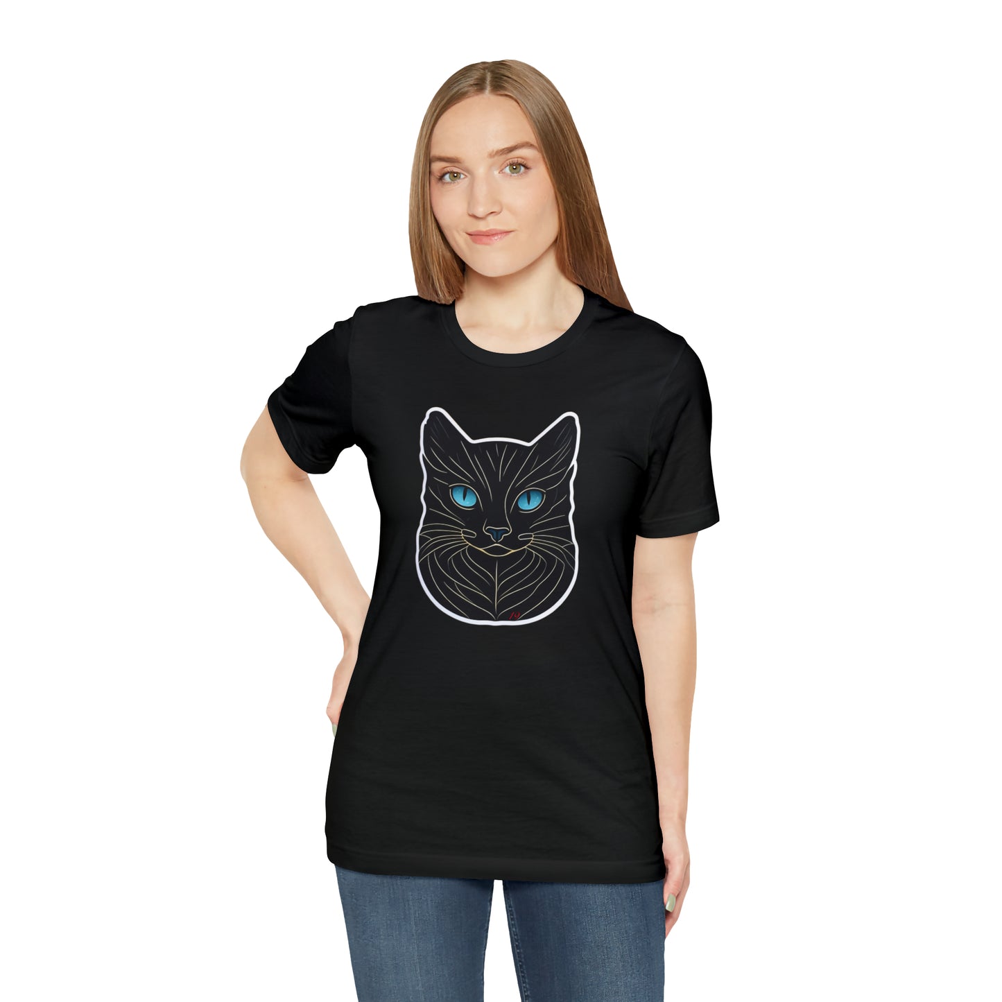 Blue Eye Sticker Cat