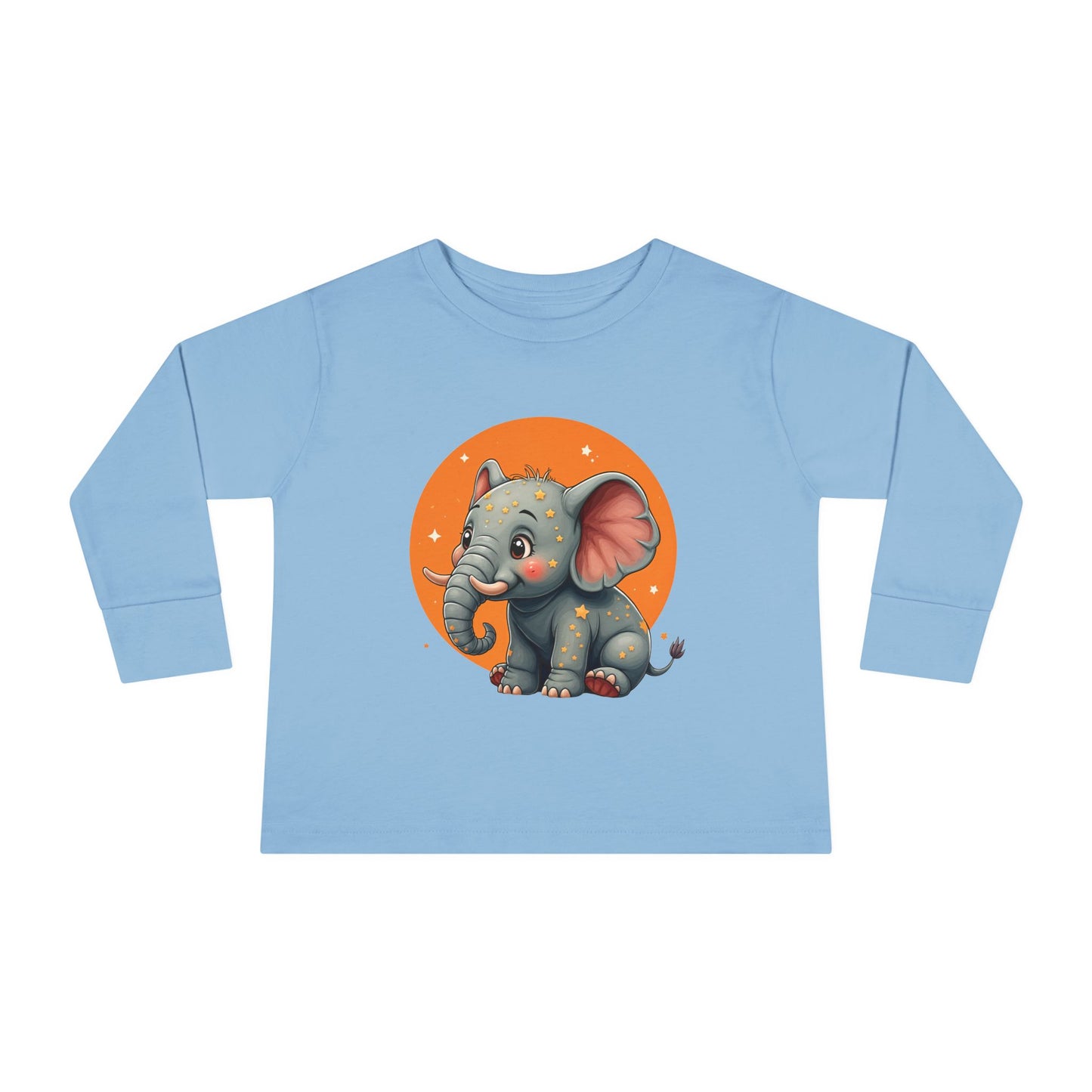 Adorable Elephant Toddler Long Sleeve Tee