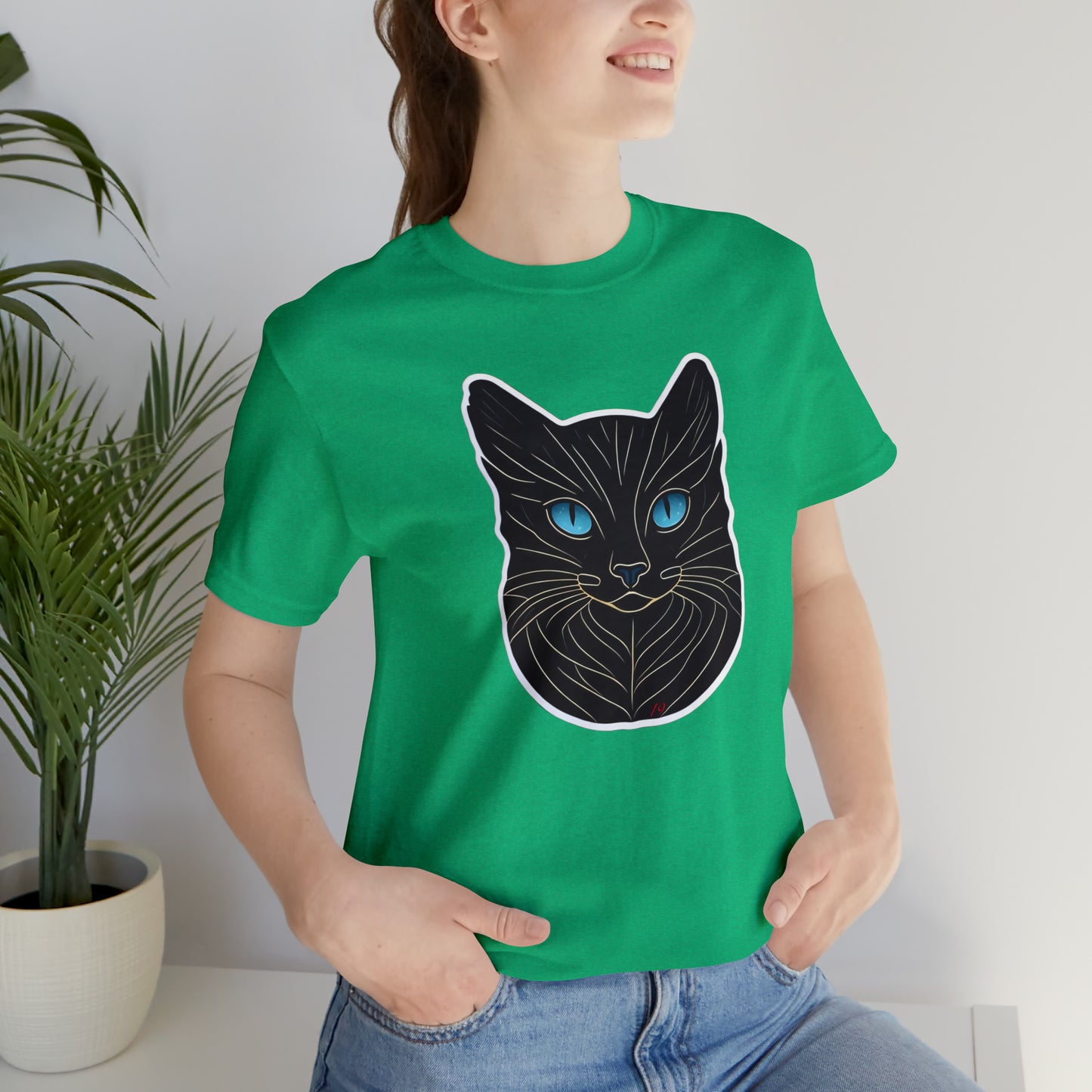 Blue Eye Sticker Cat