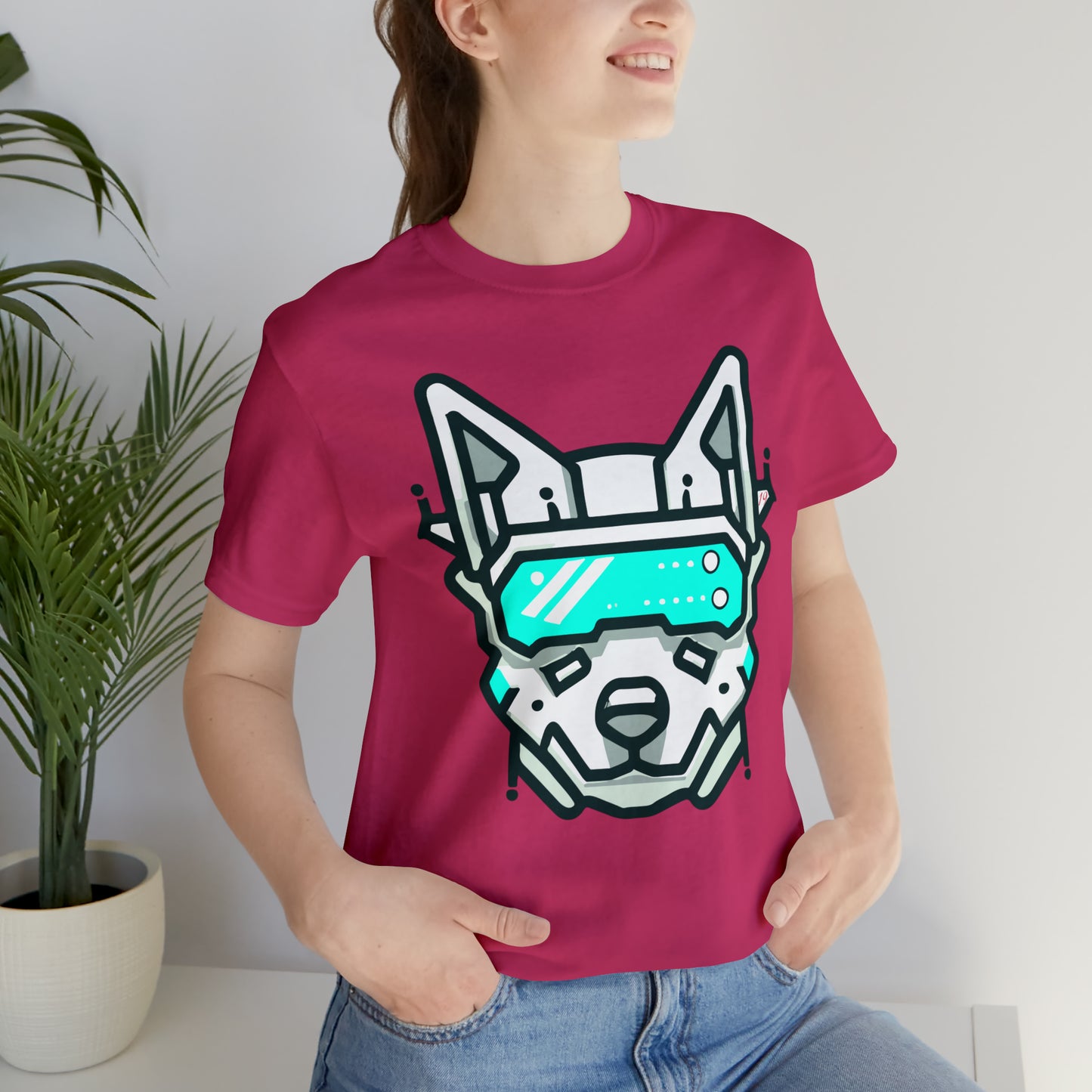 Cyberpunk Dog With Visor