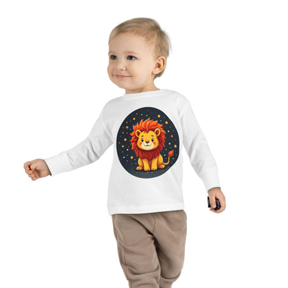 Adorable Lion Toddler Long Sleeve Tee