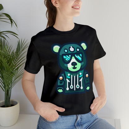 Cyberpunk Bear With Sunglasses