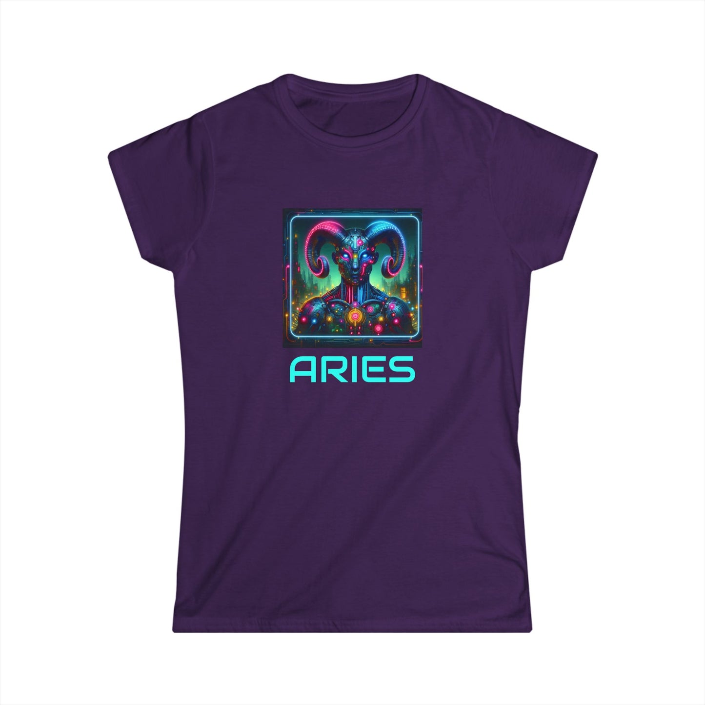 Astrological Aries Women's Softstyle Tee, Horoscope Shirt, Zodiac Apparel, Astrology Tee, Gifts for Aries
