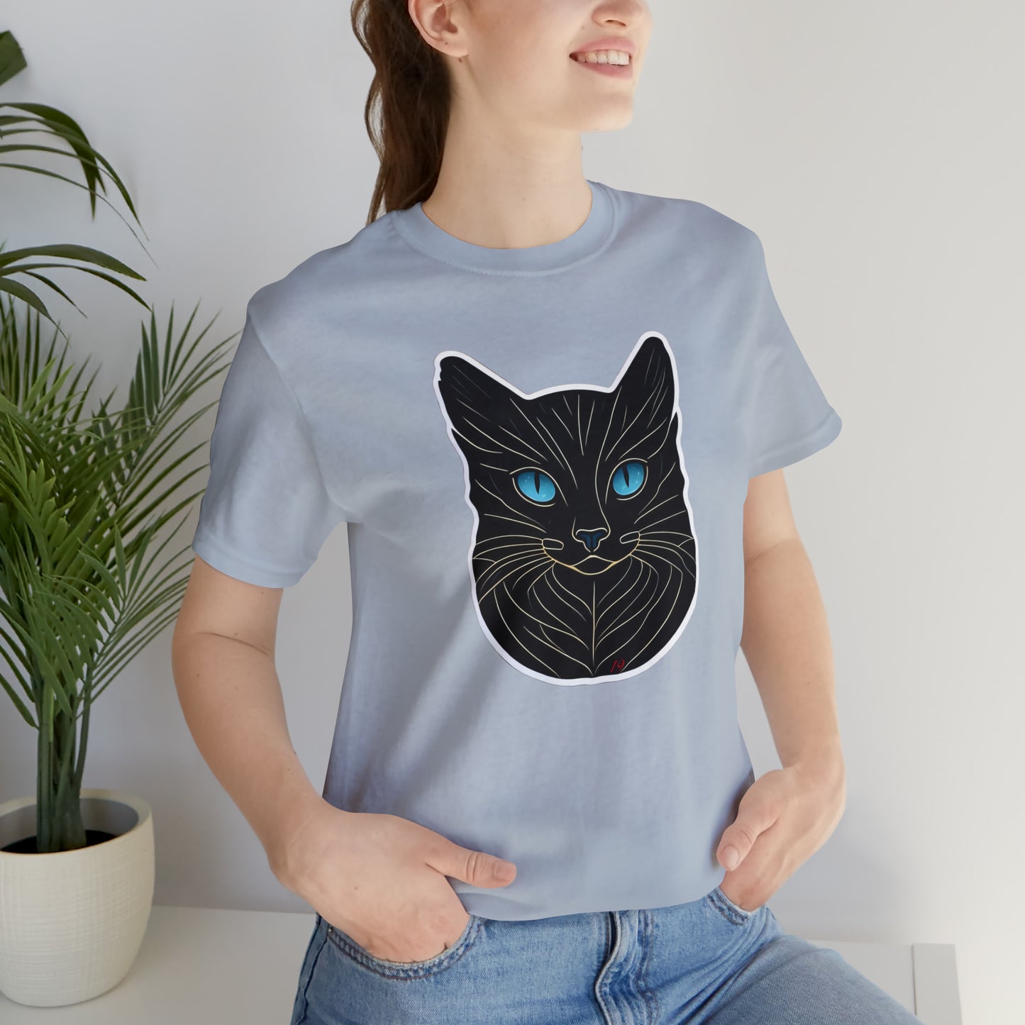 Blue Eye Sticker Cat