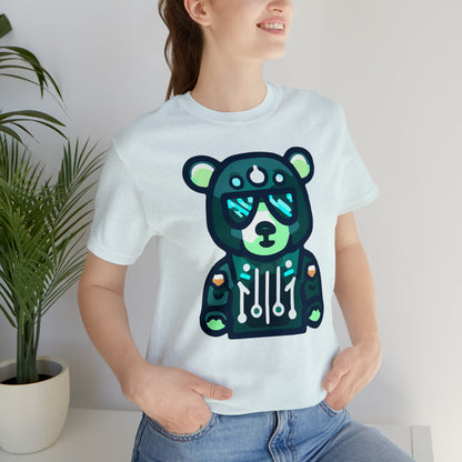 Cyberpunk Bear With Sunglasses