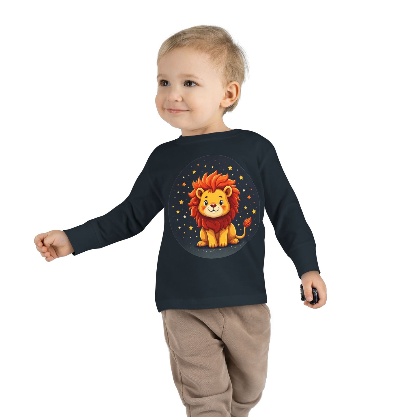 Adorable Lion Toddler Long Sleeve Tee