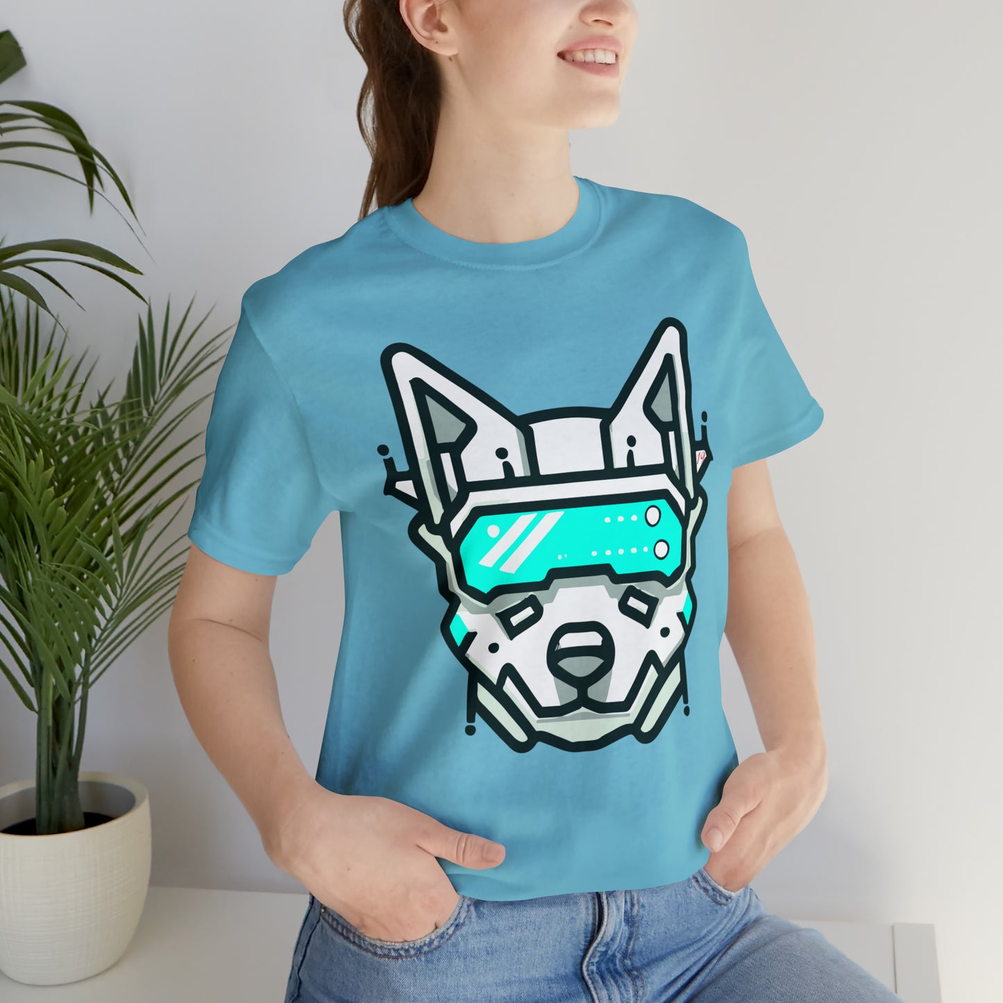 Cyberpunk Dog With Visor