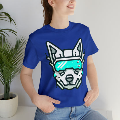 Cyberpunk Dog With Visor