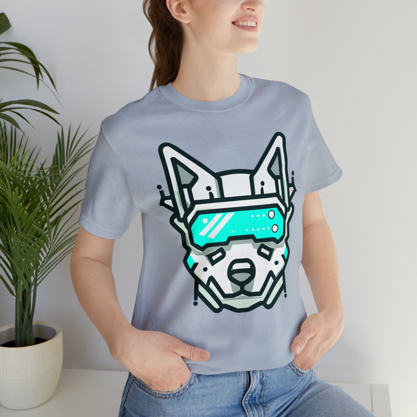 Cyberpunk Dog With Visor