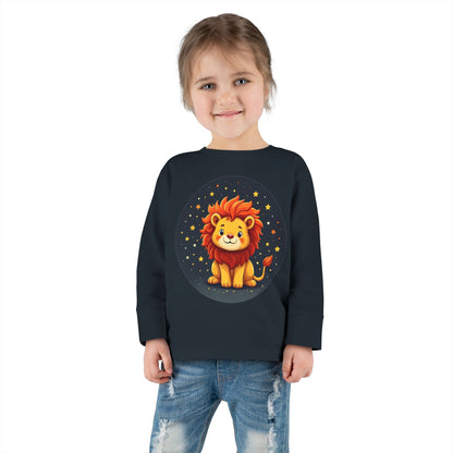 Adorable Lion Toddler Long Sleeve Tee