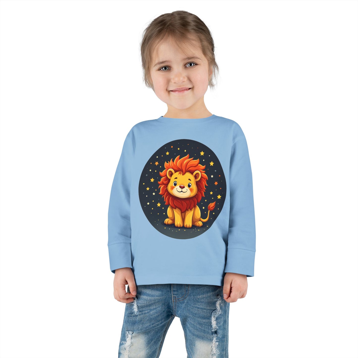 Adorable Lion Toddler Long Sleeve Tee