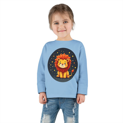 Adorable Lion Toddler Long Sleeve Tee