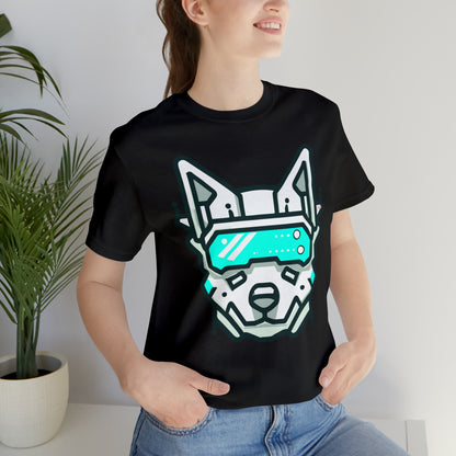 Cyberpunk Dog With Visor