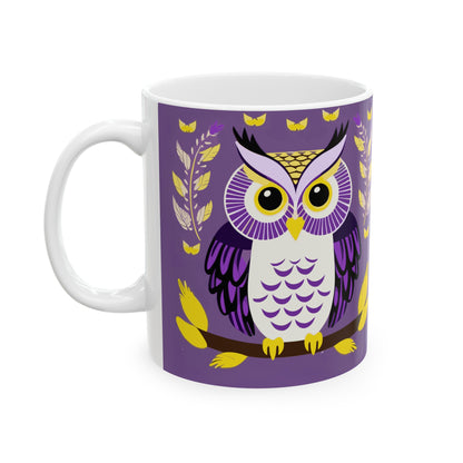 Purple owl