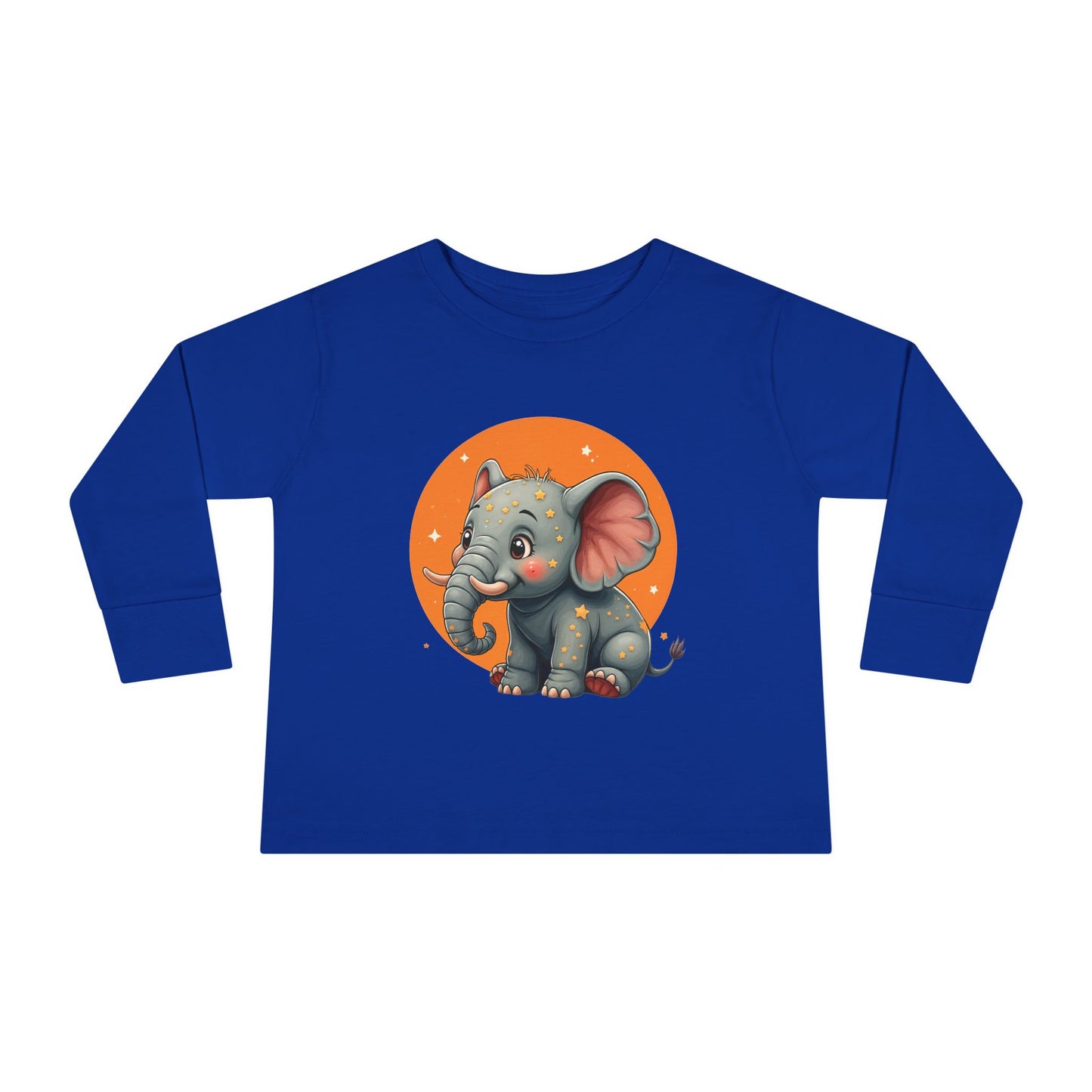 Adorable Elephant Toddler Long Sleeve Tee