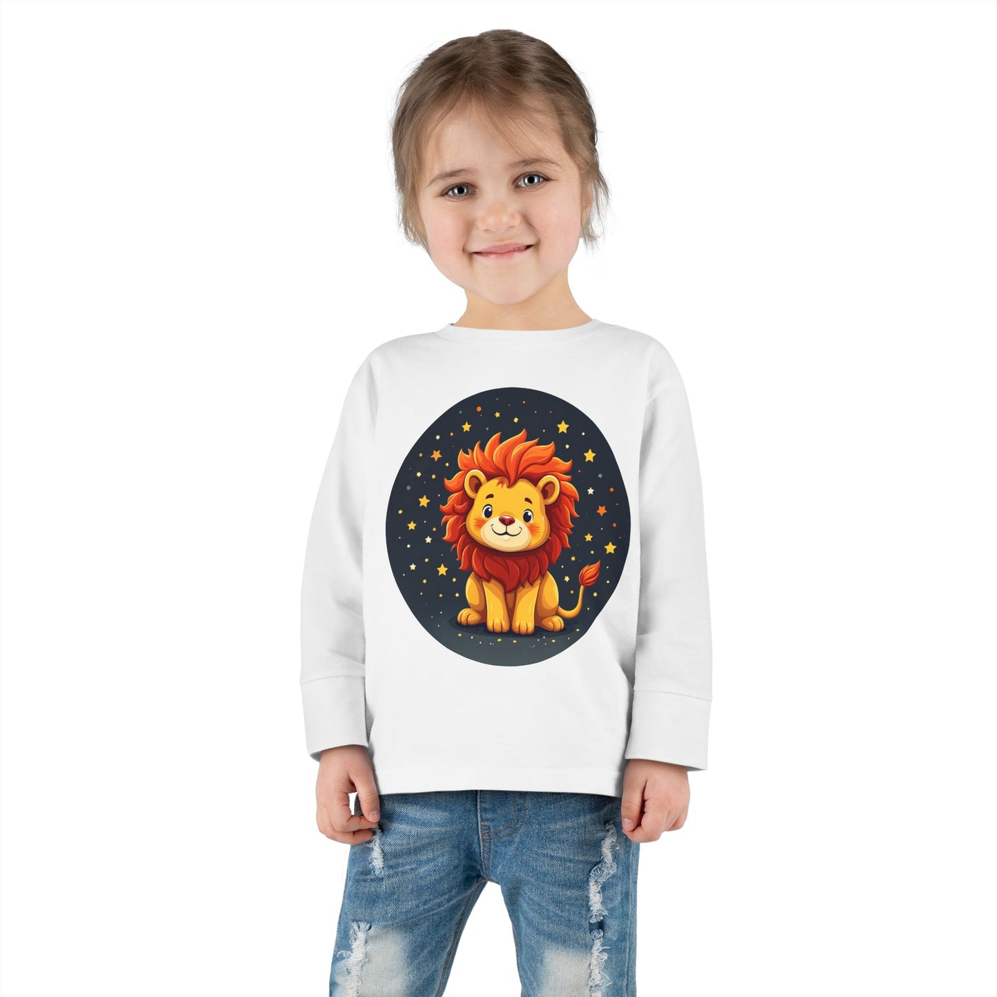 Adorable Lion Toddler Long Sleeve Tee