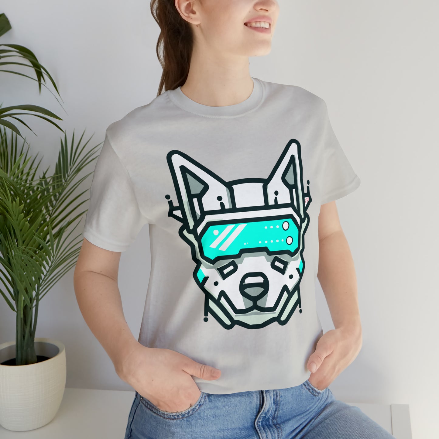 Cyberpunk Dog With Visor