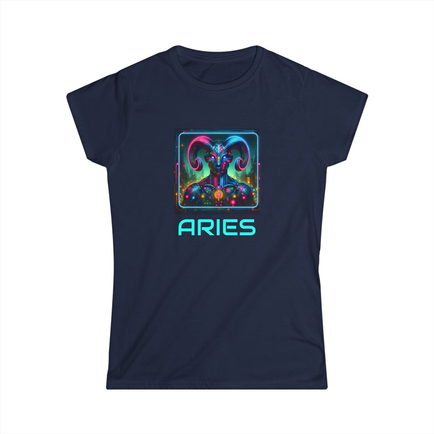 Astrological Aries Women's Softstyle Tee, Horoscope Shirt, Zodiac Apparel, Astrology Tee, Gifts for Aries