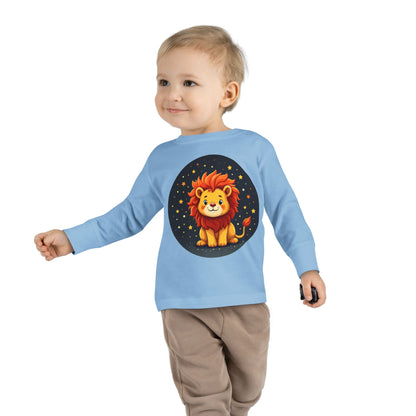 Adorable Lion Toddler Long Sleeve Tee