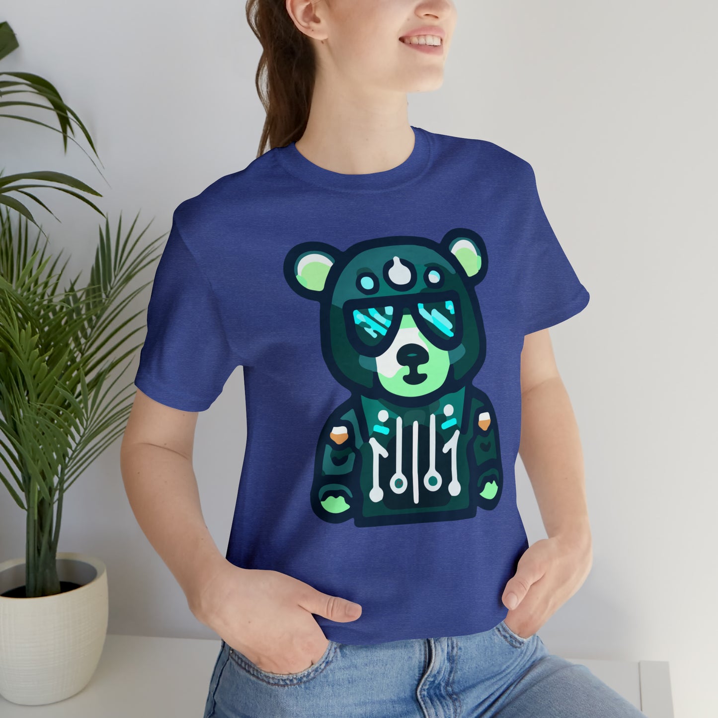 Cyberpunk Bear With Sunglasses