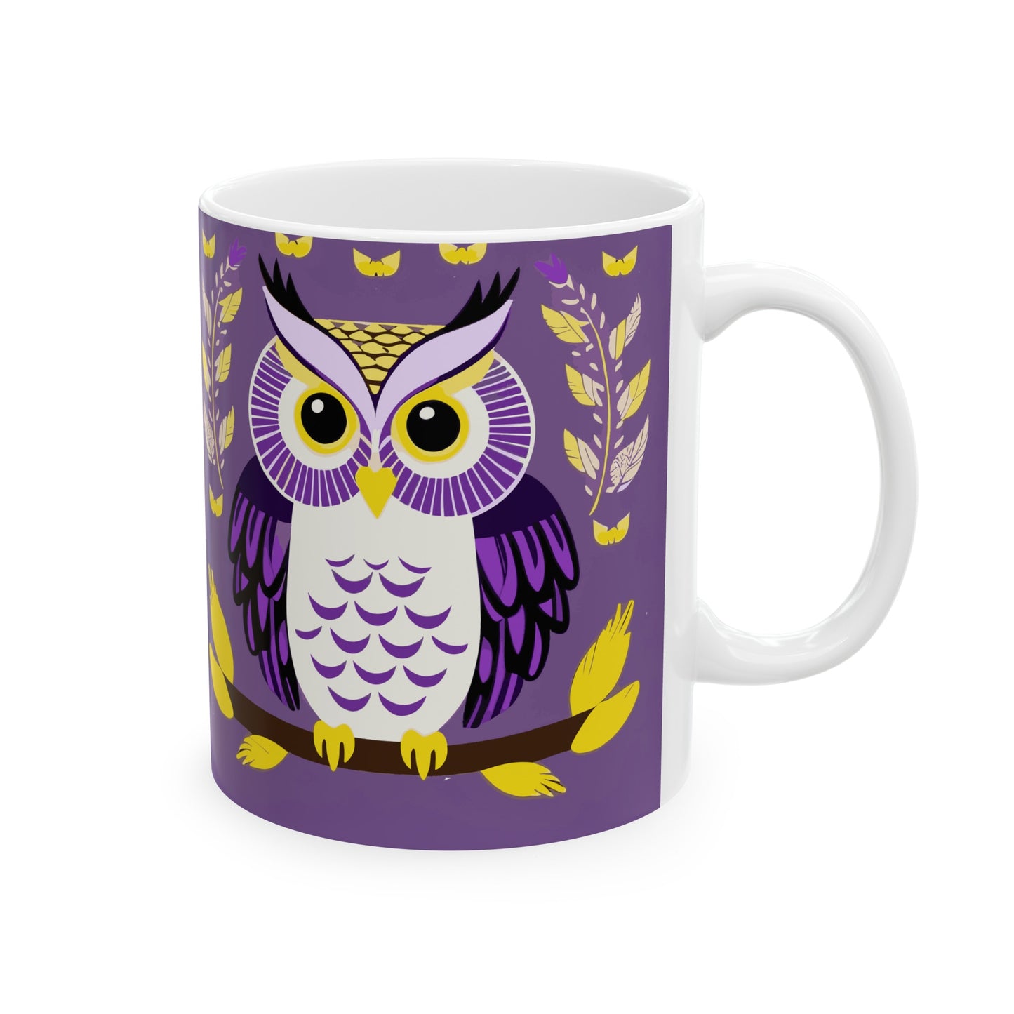 Purple owl