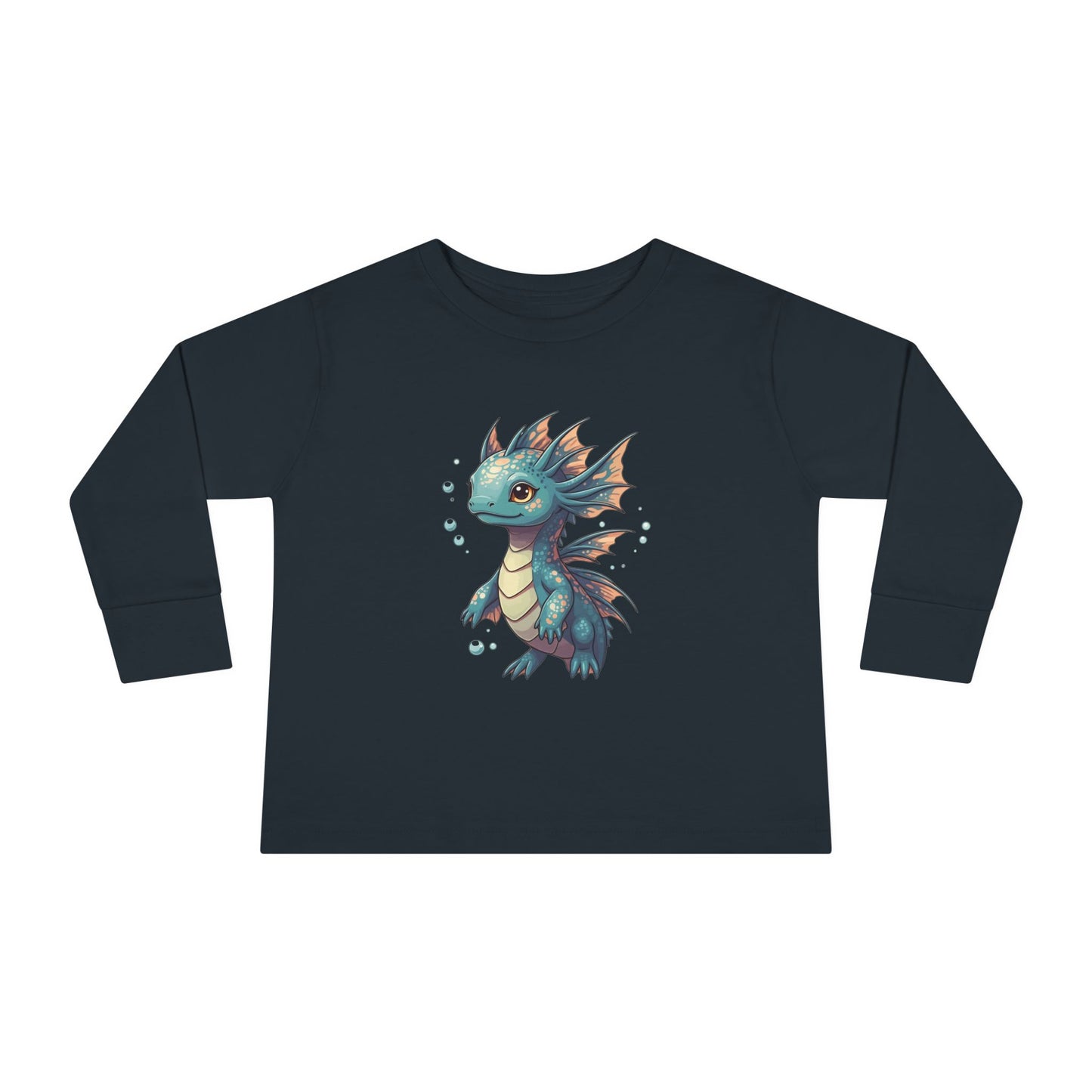 Magical sea creature with fins and wings