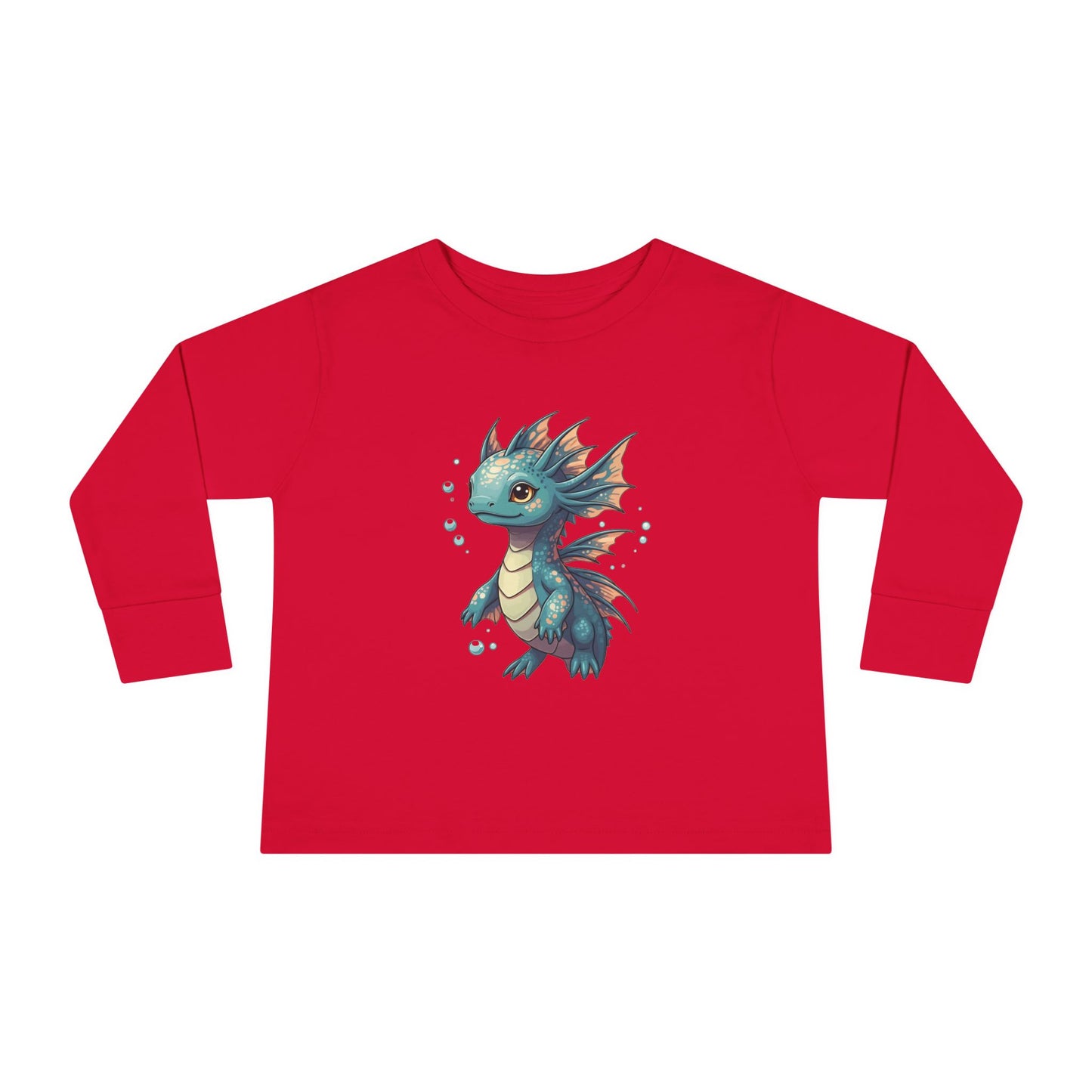 Magical sea creature with fins and wings